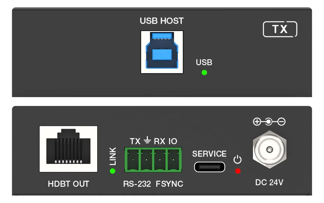 VivoLink USB3.2 Extender kit 100m - 5 Gbps - 4-Port, Ansicht 2
