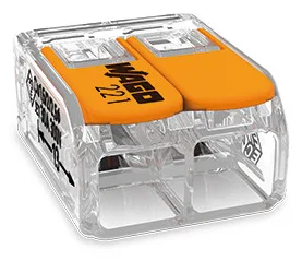 WAGO 221-612 - Gerade - 450 V - Orange - Transparent - EN 60664, Ansicht 2