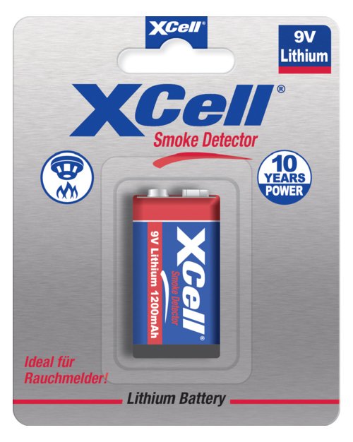 XCell Batterie X9V-B Block 1St. - Batterie - 9V-Block