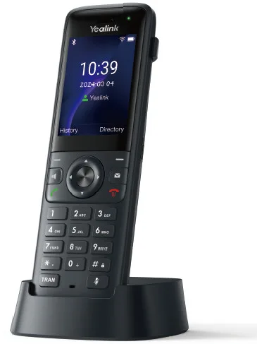 Yealink ax83H - Schnurloses VoIP-Telefon - mit Bluetooth-Schnittstelle mit Rufnummernanzeige/Anklopffunktion, Ansicht 2