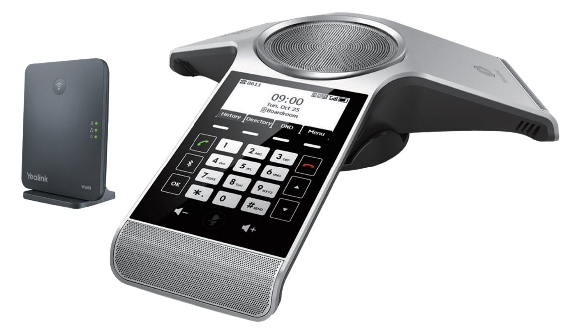 Yealink CP930W-Base - VoIP-Konferenzsystem - mit Bluetooth-Schnittstelle mit Rufnummernanzeige/Anklopffunktion