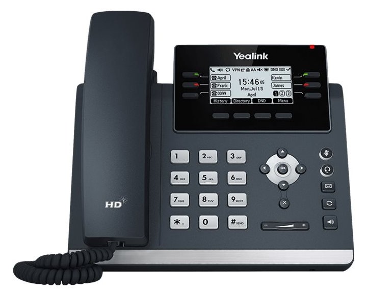 Yealink SIP-T42U - VoIP-Telefon mit Rufnummernanzeige