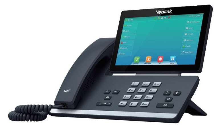 Yealink SIP-T57W - VoIP-Telefon - mit Bluetooth-Schnittstelle mit Rufnummernanzeige - IEEE 802.11a/b/g/n/ac (Wi-Fi)