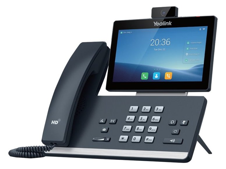 Yealink SIP-T58W - VoIP-Telefon - mit Bluetooth-Schnittstelle mit Rufnummernanzeige von LumaTech