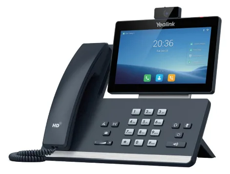 Yealink SIP-T58W - VoIP-Telefon - mit Bluetooth-Schnittstelle mit Rufnummernanzeige, Ansicht 2