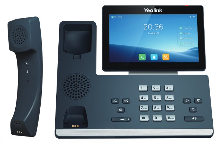 Yealink SIP-T58W PRO - VoIP-Telefon - mit Bluetooth-Schnittstelle mit Rufnummernanzeige von LumaTech