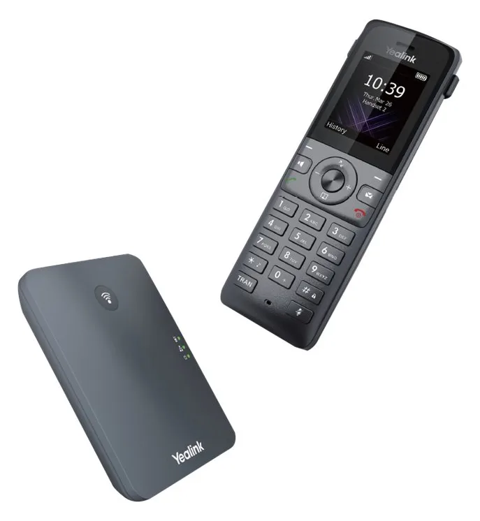 Yealink W73P - Schnurloses VoIP-Telefon mit Rufnummernanzeige, Ansicht 3