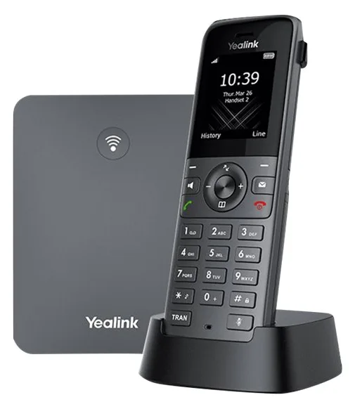 Yealink W73P - Schnurloses VoIP-Telefon mit Rufnummernanzeige, Ansicht 4