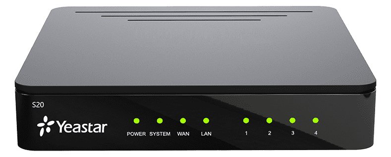 Yeastar S-Series S20 - Hybrid PBX - 2 x 10/100