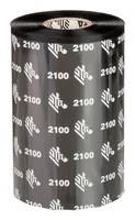 Zebra 2100 Wax - Schwarz - 110 mm x 450 m - Thermotransfer-Farbband (Packung mit 12), Ansicht 2