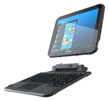 Zebra 2-in-1 - Tastatur - mit Touchpad, ausziehbarer integrierter Griff von LumaTech