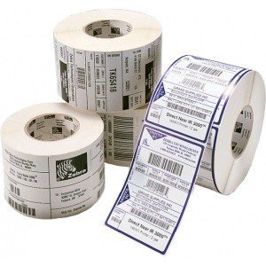 Zebra 3013291-T - Weiß - Selbstklebendes Druckeretikett - Etikettenrolle - Papier - Thermodirekt - Permanent