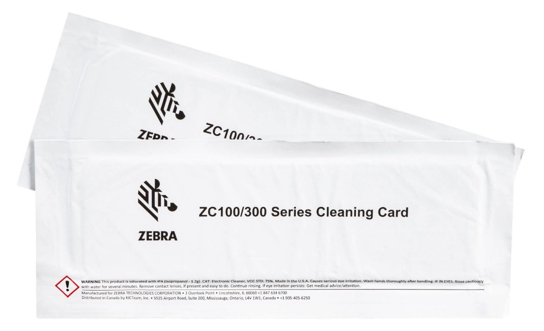 Zebra Druckerreinigungskarte (Packung mit 2)