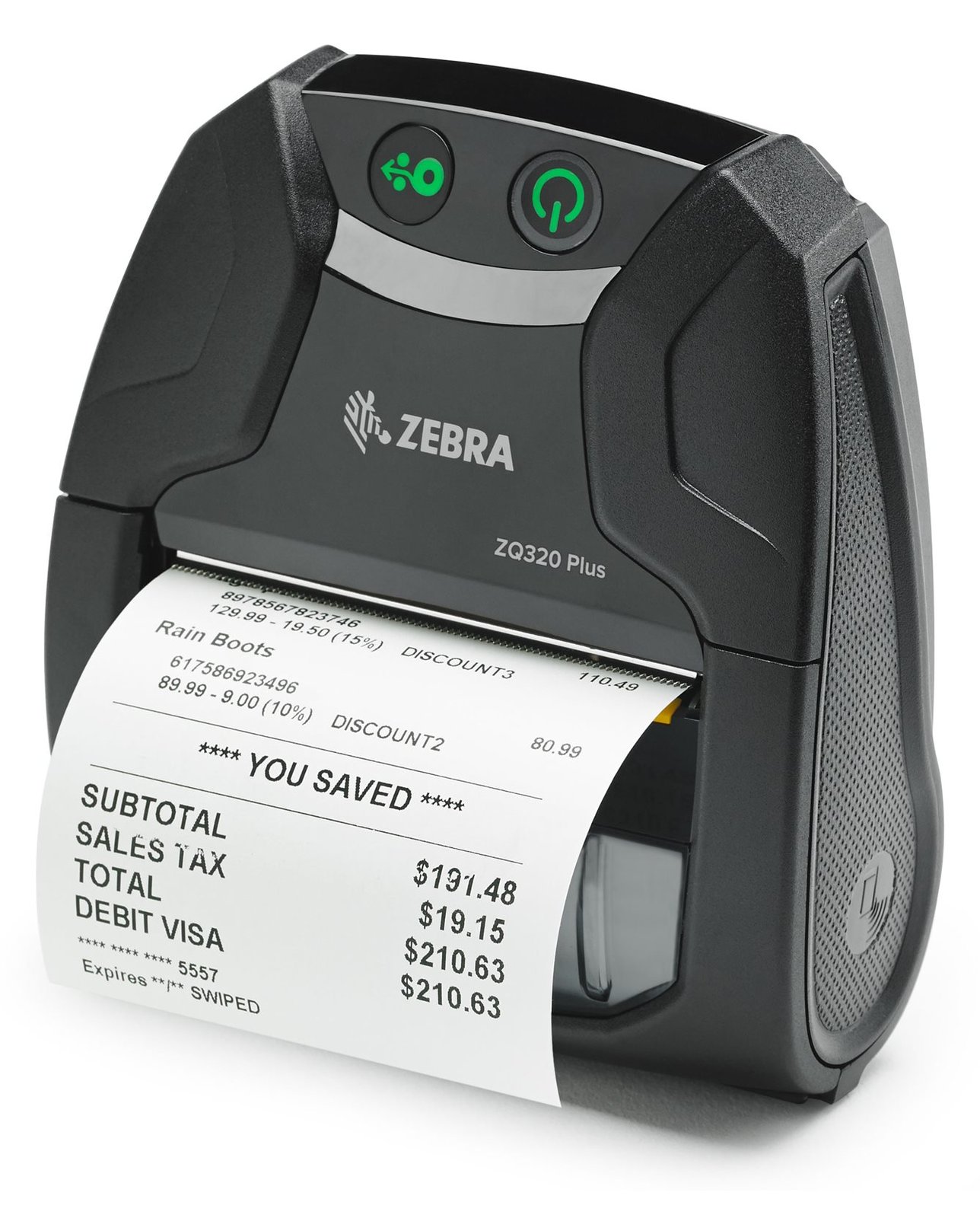 Zebra DT Printer ZQ320 Plus Bluetooth 4.X No E - Drucker - Thermotransferdruck