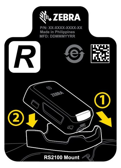 Zebra Handhalterung für Barcodescanner - rechts