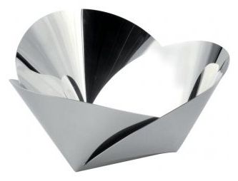Alessi ABI03 Korbschale aus Edelstahl Silber 8.5 x 23 3.5 cm von LumaTech