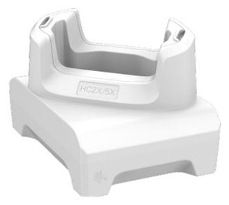 Zebra HC2X/HC5X Healthcare 1-slot white charge only cradle Compatible with hand strap von LumaTech