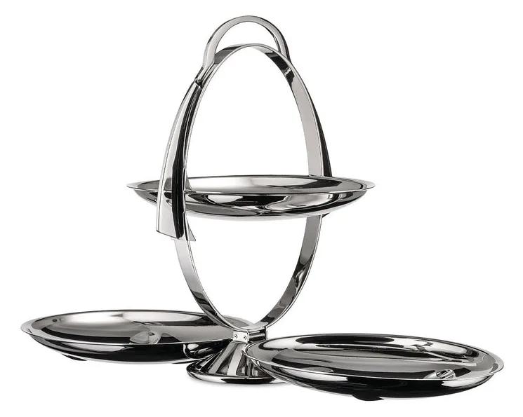 Alessi AM37 Anna Gong Etagere Edelstahl, Ansicht 4