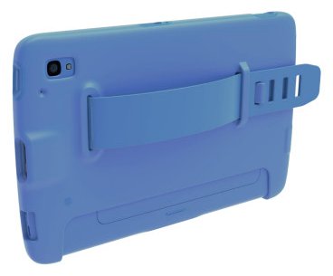 Zebra Hintere Abdeckung für Tablet - Silikongummi, disinfectant-ready plastic
