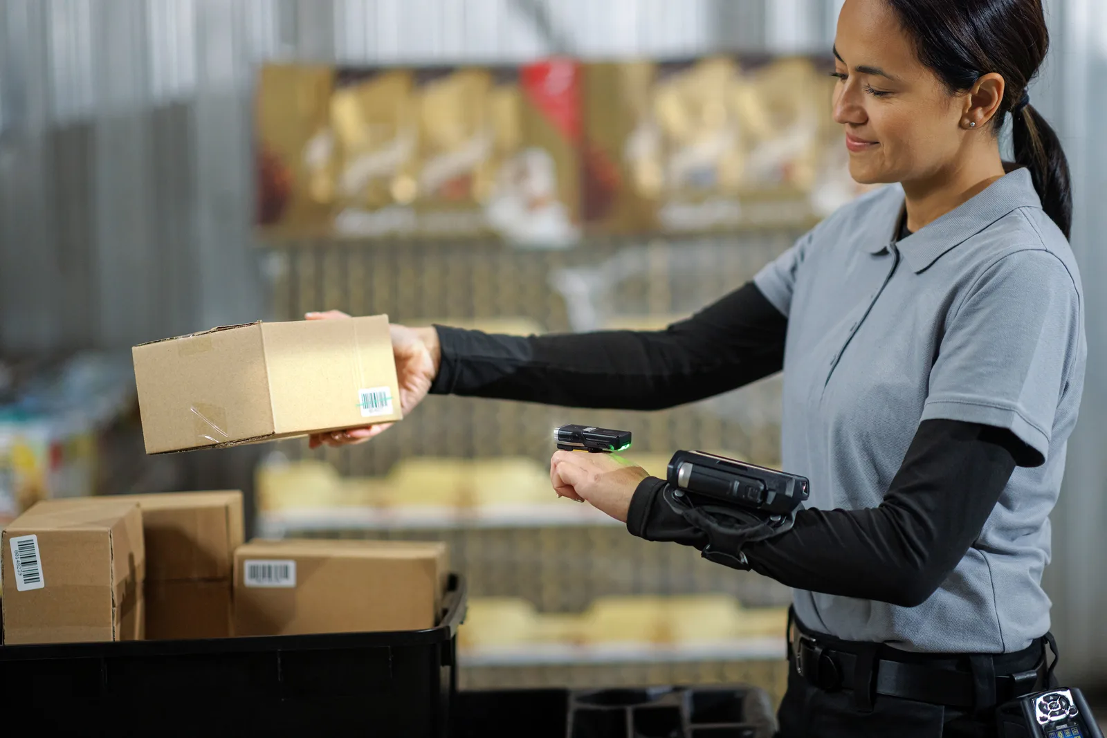 Zebra RS6100 - Barcode-Scanner - tragbar - 2D-Imager decodiert - Bluetooth 5.2 - (RS61B0-KBSSZWR), Ansicht 4