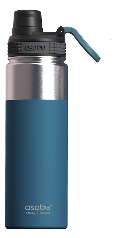Asobu Alpine Flask - 530 ml - Wandern - Blau - Edelstahl - Erwachsener - Mann/Frau