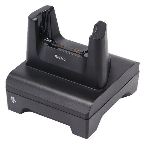 Zebra Single Slot Cradle - Docking Cradle für Zebra RFD40 UHF RFID Standard Sled (CRD1S0T-RFD49-UNIV-CHG-1R)