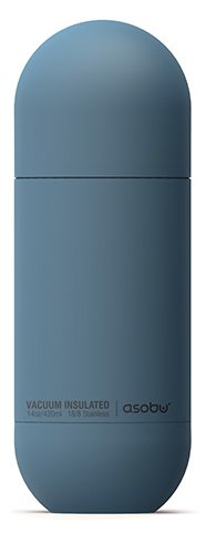 Asobu Orb - 430 ml - Tägliche Nutzung - Blau - Edelstahl - 24 h - 12 h