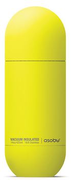 Asobu Orb - 430 ml - Tägliche Nutzung - Gelb - Edelstahl - 24 h - 12 h von LumaTech