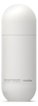Asobu Orb - 430 ml - Tägliche Nutzung - Weiß - Edelstahl - 24 h - 12 h von LumaTech