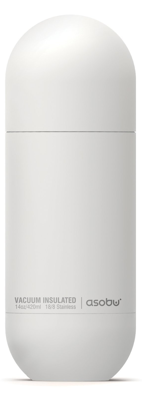Asobu Orb - 430 ml - Tägliche Nutzung - Weiß - Edelstahl - 24 h - 12 h