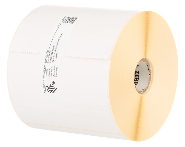 Zebra Z-Perform 1000D - Papier - permanenter Acrylklebstoff - unbeschichtet - 32 x 57 mm 35760 Etikett(en) (8 Rolle(n)