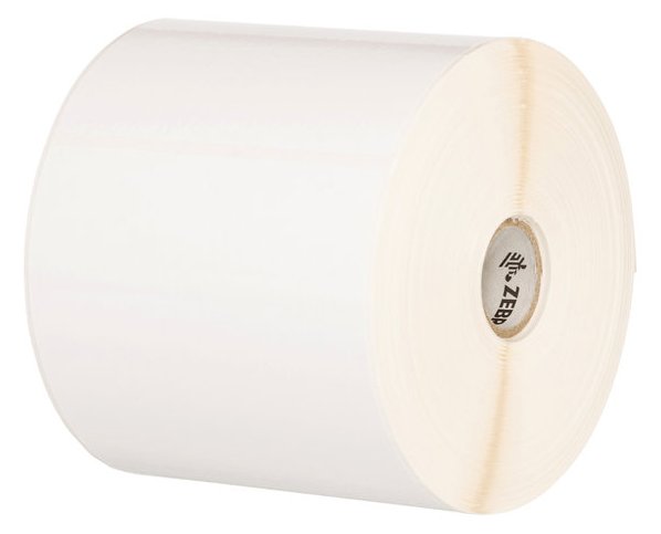 Zebra Z-Ultimate 5A - Polyester - glänzend - permanenter Klebstoff - weiß - 19.05 x 38.1 mm 6742 Stck. (1 Rolle(n)