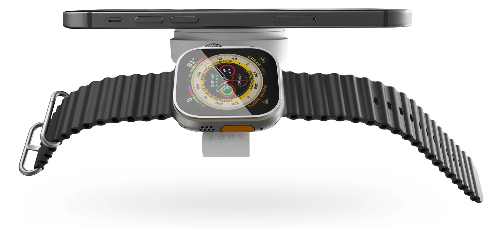 Zens 2-in-1 - Induktive Ladematte - 2-in-1 MagSafe + Watch, Ansicht 4