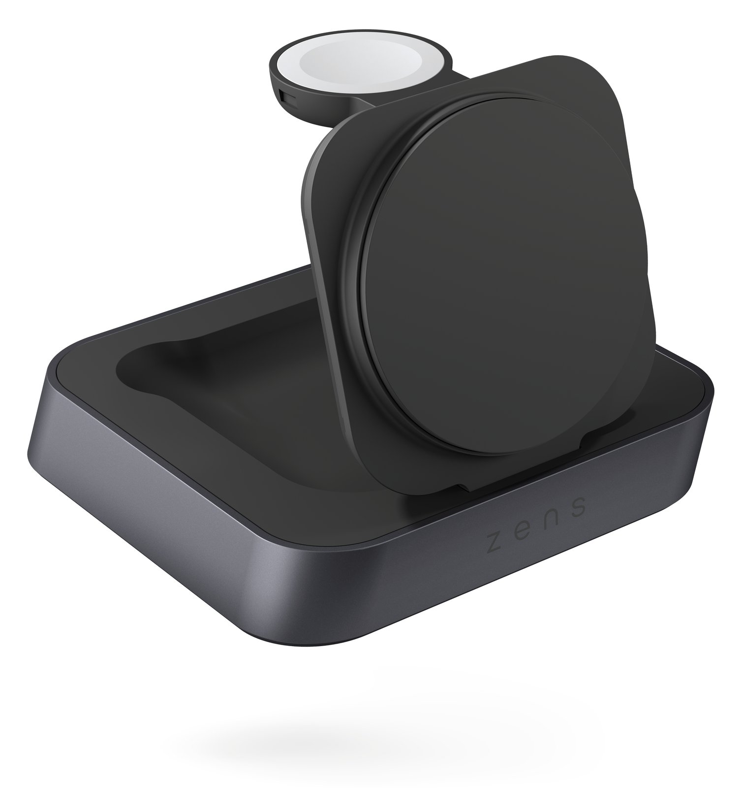 Zens Nightstand Charger Pro 2 - Kabelloses Ladegerät + AC-Netzteil - 20 Watt - Apple Fast Charge
