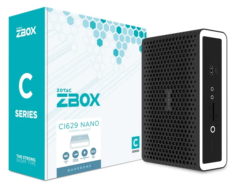 ZOTAC ZBOX CI629 nano BARBONE i3-1315 - DDR5 - HDMI - Server-Barebone - Core i3, Ansicht 3