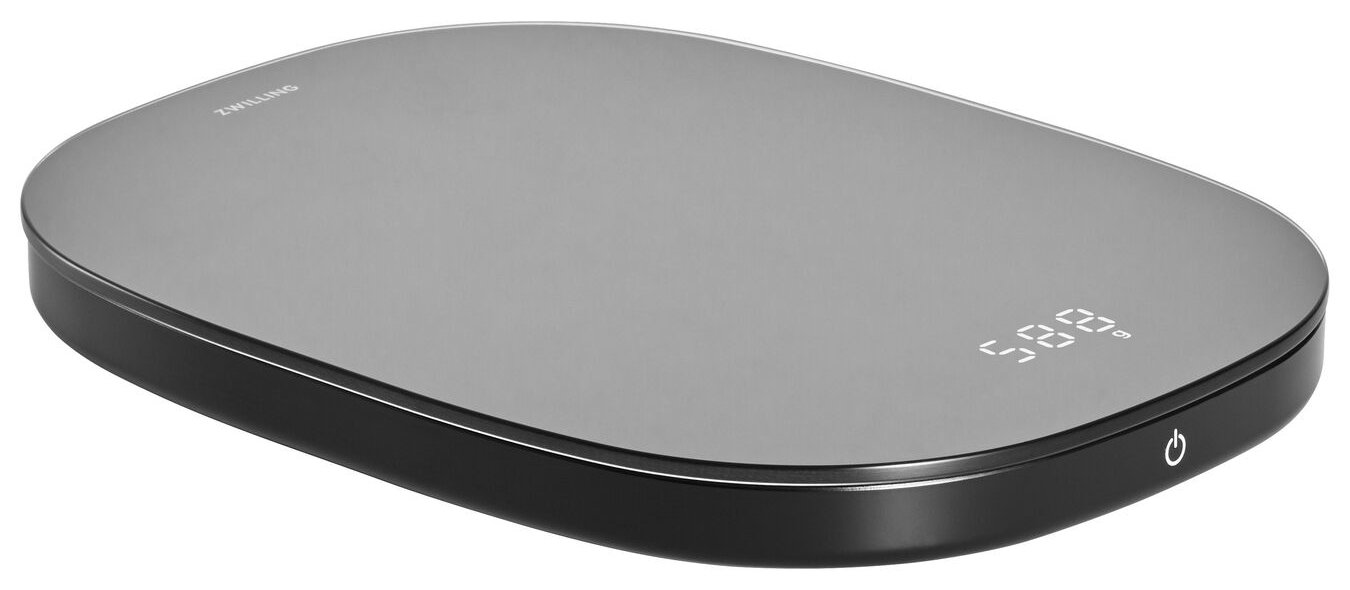 Zwilling 53011-053-0 - Elektronische Küchenwaage - 10 kg - Schwarz - Kunststoff - Glas - Oval