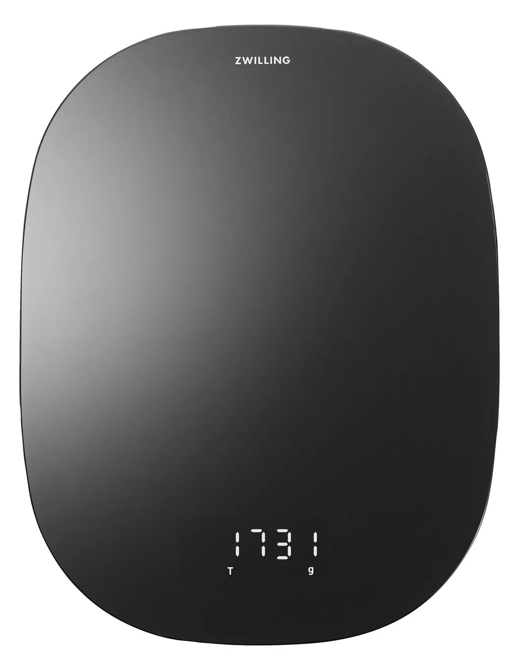 Zwilling 53011-053-0 - Elektronische Küchenwaage - 10 kg - Schwarz - Kunststoff - Glas - Oval, Ansicht 3