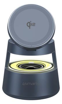 4smarts Qi2 Ladestation Aura Sound spacegrau von LumaTech
