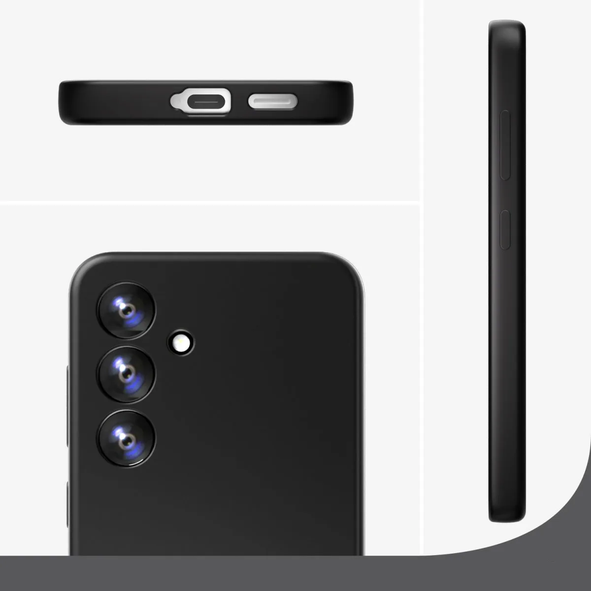 4smarts Silicone Case Cupertino Samsung Galaxy A56 schwarz, Ansicht 2