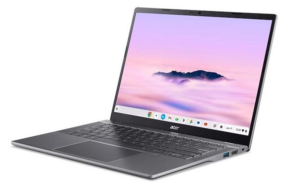Acer Chromebook Plus 514 CBE594-2-TCO - Intel Core 3 100U - 16 GB RAM - 256 GB SSD, 3D (TLC) - 14 - TL: Deutsch, QWERTZ