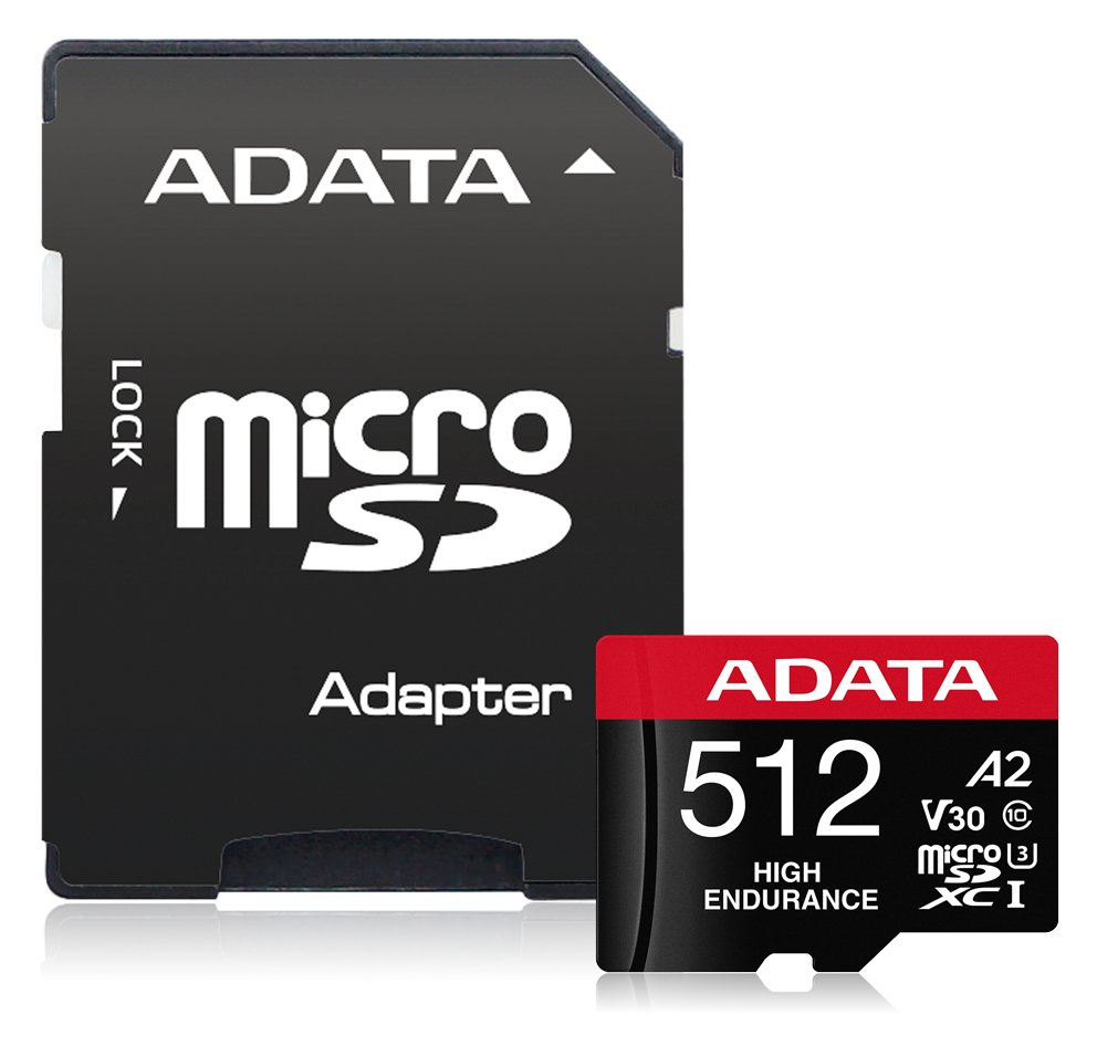 ADATA High Endurance - Flash-Speicherkarte (microSDXC-an-SD-Adapter inbegriffen)