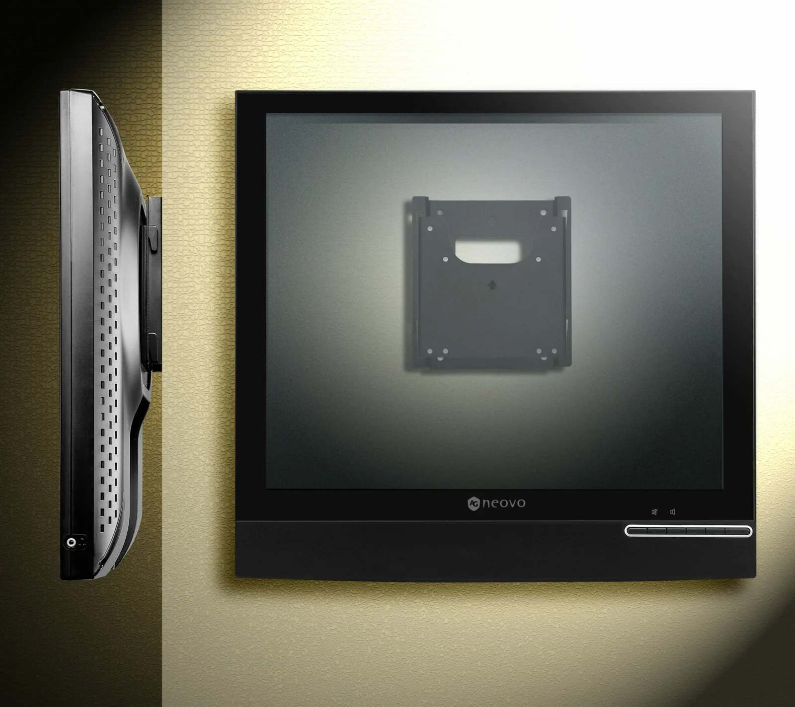 AG Neovo WMK-01 - Befestigungskit (2 Klammern) - für LCD-Display, Ansicht 4