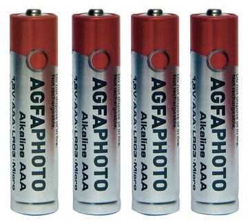 AgfaPhoto Batterie 4 x AAA - Alkalisch von LumaTech