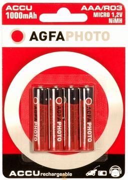 AgfaPhoto Batterie 4 x AAA - NiMH - (wiederaufladbar) von LumaTech