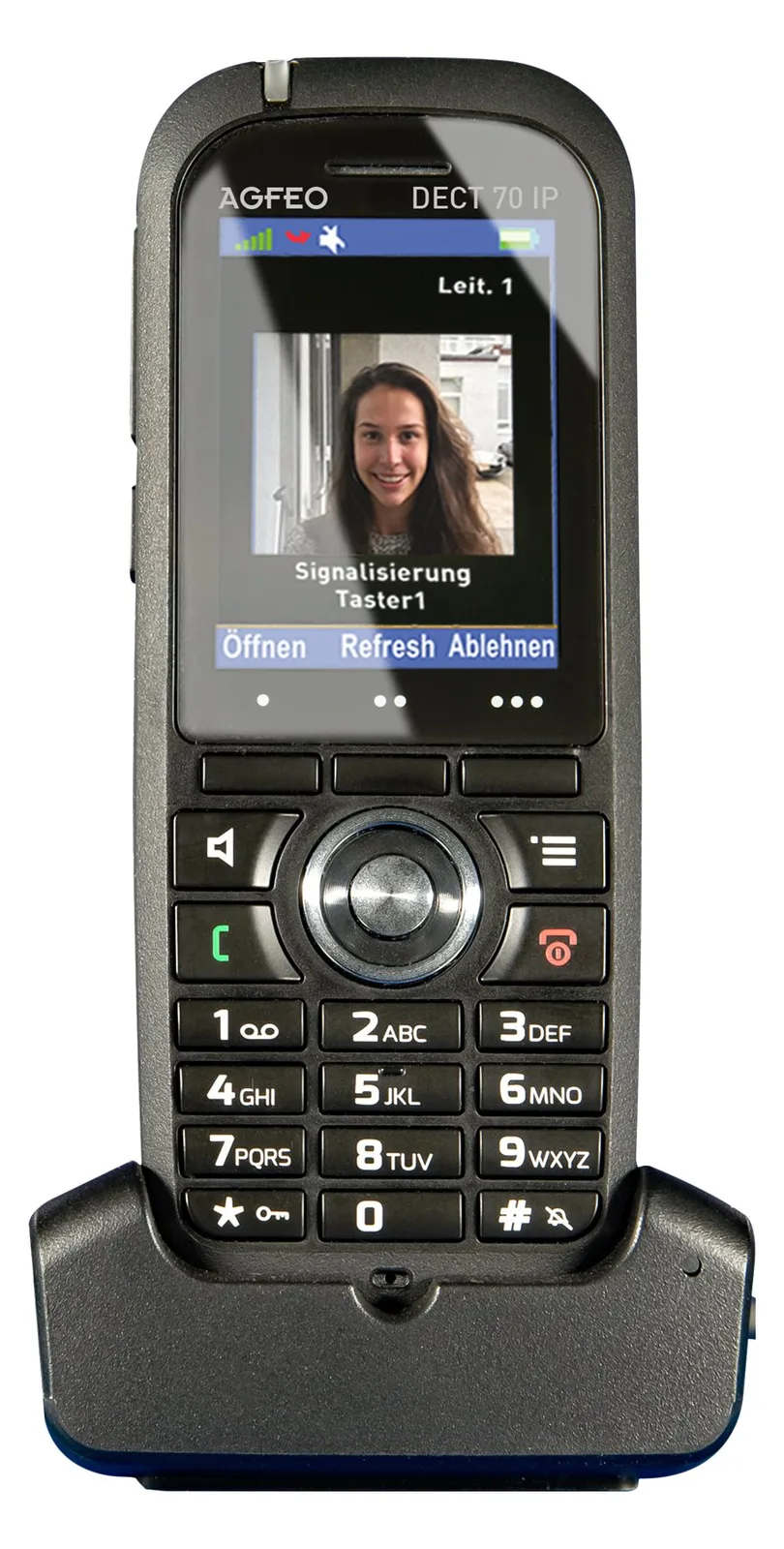 AGFEO DECT 70 IP - Schnurloses Erweiterungshandgerät, Ansicht 3