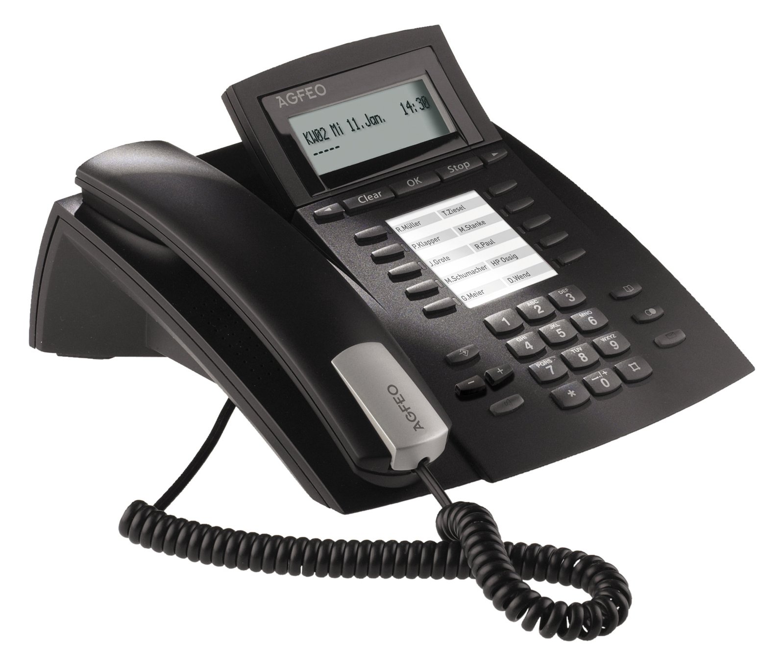 AGFEO ST 22 IP - VoIP-Telefon - Schwarz