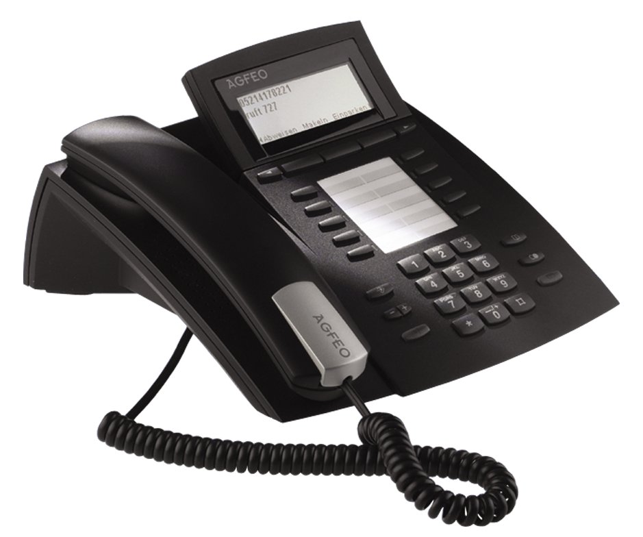 AGFEO ST 42 IP - VoIP-Telefon - Schwarz