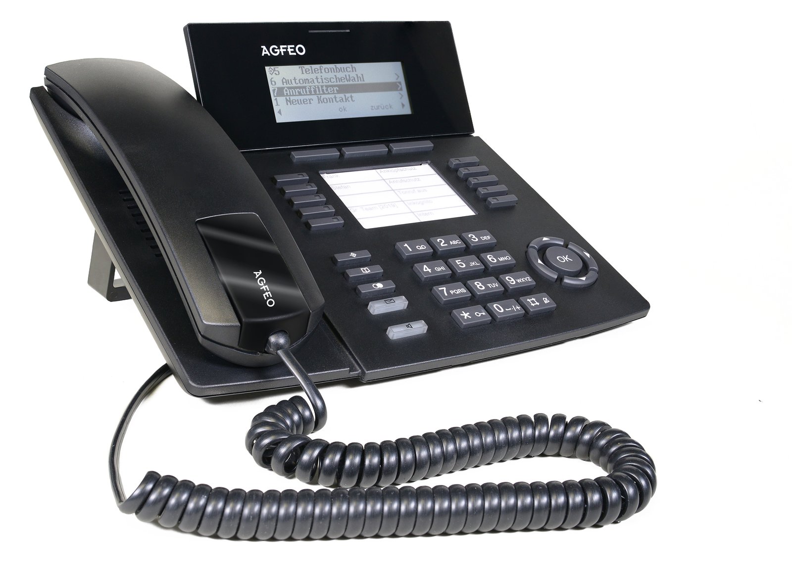AGFEO ST 53 IP SENSORfon - VoIP-Telefon - Schwarz
