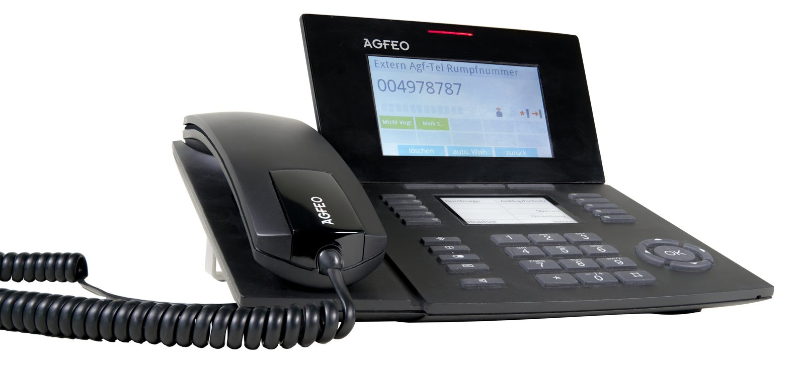AGFEO ST 56 IP SENSORfon - VoIP-Telefon - Schwarz