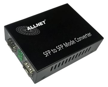 ALLNET 134409 Netzwerk Medienkonverter 1000 Mbit/s Multi-Modus - Einzelmodus Schwarz von LumaTech